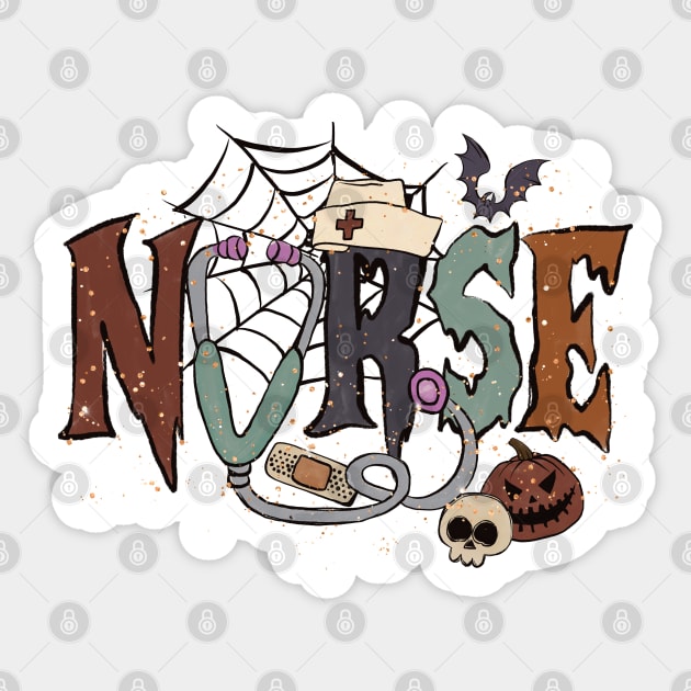 Nurse Halloween Costumes Sticker by The WYLD Tribe